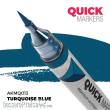 AK Interactive AKMQ013 - TURQUOISE BLUE - QUICK MARKER (Box 6 units)