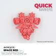 AK Interactive AKMQ016 - SPACE RED - QUICK MARKER (Box 6 units)