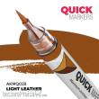AK Interactive AKMQ028 - LIGHT LEATHER - QUICK MARKER (Box 6 units)