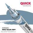 AK Interactive AKMQ034 - WOLF BLUE GREY - QUICK MARKER (Box 6 units)