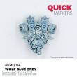 AK Interactive AKMQ034 - WOLF BLUE GREY - QUICK MARKER (Box 6 units)