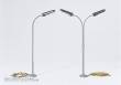 Piko 55755 - Straßenlampe zweiflammig