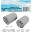 CMK 129-N72046 - German DM II Depth Charges (6 pcs.) for KFK and other ships for Special Navy kit
