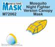 Special Hobby 100-M72062 - Mosquito NF Version Canopy Mask