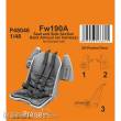 CMK 129-P48046 - Fw190A Seat and Side Section Back Armour (w/ harness) for Eduard