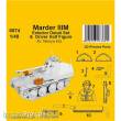 CMK 129-8074 - Marder IIIM Exterior Detail Set & Driver Half Figure for Tamiya