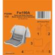 CMK 129-P32006 - Fw190A Seat and Side Section Back Armour (w/o harness) for Revell