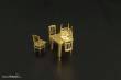 Brengun BRL144028 - Table and chairs