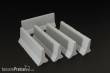 Brengun BRL72006 - Modern concrete road barriers