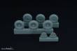 Brengun BRL48098 - Spitfire 5 spoke wheels set (3 types of tires)