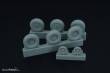 Brengun BRL48098 - Spitfire 5 spoke wheels set (3 types of tires)