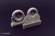Brengun BRL48113 - F4U Corsair Diamond Thread Wheels set