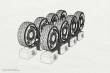 Hauler HLU35115 - JGSDF Type 16 Wheels (Tamiya kit)