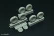 Brengun BRL72214 - P-47N Wheels (3 type of pattern)