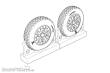 Brengun BRL72218 - F4U Corsair Block Thread Wheels set