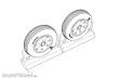 Brengun BRL72222 - F4U Corsair Late Ribbed Thread (late 50s) Wheels set