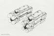 Brengun BRL48153 - AGM-114 Hellfire (8pcs 2 racks)