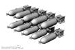 Brengun BRL48165 - US GP 100lb AN-M30A1 bombs (10pcs)