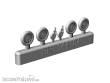 Brengun BRL144184 - Messerschmitt Bf-109 K wheels set (2 sets)