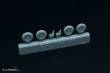Brengun BRL144184 - Messerschmitt Bf-109 K wheels set (2 sets)