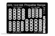 Brengun BRL144188 - Propeller flangers (for wooden propellers)