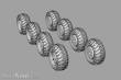 Hauler HLH72148 - Wheels for 9K714 OKA (SS-23 Spider) for Hobby Boss