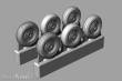 Brengun BRL32053 - Spitfire 4 spoke wheels set (3 types of tires)