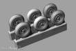 Brengun BRL32054 - Spitfire 5 spoke wheels set (3 types of tires)