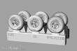 Brengun BRL32055 - Spitfire 3 spoke wheels set (3 types of tires)