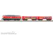 Piko 57032 - Start-Set kids Güterzug BR 218 DB AG mit zwei offenen Güterwagen Eaos