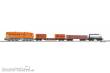 Piko 57036 - Start-Set mit Bettung M62 + 3 Güterwagen MAV V