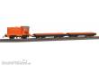 Piko 57143 - Start-Set mit Bettung Güterzug mit Klemmbausteine-Wagen R/C