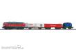 Piko 57154 - Start-Set mit Bettung BR 218 DB Cargo mit 3 Güterwagen