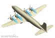 Herpa 574006 - South African Airways Douglas DC-7B mit Satteltanks - ZS-DKD Dromedaris