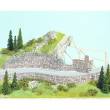 Noch 57570 - Mauerplatte Sandstein