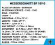 Cobi 5761 - Messerschmitt Bf 109 G
