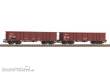Piko 58238 - 2er Set Offene Güterwagen Eas FS V mit Sandladung
