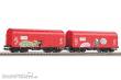 Piko 58257 - 2er Set Schiebeplanenwagen Shimmns mit Graffiti Caib NS VI