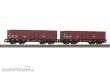 Piko 58272 - 2er Set offener Güterwagen 401zk PKP VI