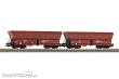 Piko 58291 - 2er Set Schüttgutwagen Falls CD Cargo VI