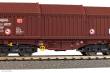 Piko 58293 - 2er Set Teleskophaubenwagen DB Cargo VI
