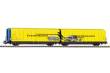 Piko 58298 - 2-er Set Himrrs44 Transwaggon VI mit Graffiti blau/gelb (PSSH)
