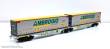 B-Models 59.309 - Doppel-Containerwagen - AAEC ´AMBROGIO shuttle´ - Ep.VI
