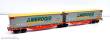 B-Models 59.310 - Doppel-Containerwagen - Wascosa CH ´AMBROGIO shuttle´ - Ep.VI