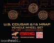 MENG-Model SPS-024 - 1:35 U.S.Cougar 6x6 MRAP Vehicle Wheel Set