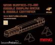 MENG-Model SPS-063 - 1:35 9M38 Surface-to-air Missile DisplayRacks & Missile Container (Resin)