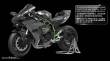 MENG-Model MT-001s - Kawasaki Ninja H2R (Pre-colored Edition)