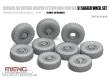 MENG-Model SPS-068 - 1:35 Russian Air Defense Weapon System 96K6 Pantsir-S1 Sagged Wheel Set