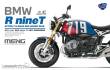 MENG-Model MT-003t - 1:9 BMW R nineT Option 719 Mars Red/CosmicBlue (Pre-colored Edition)