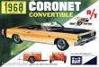Round2 593978 - 1/25 1968 Dodge Coronet Convertible w/Trailer